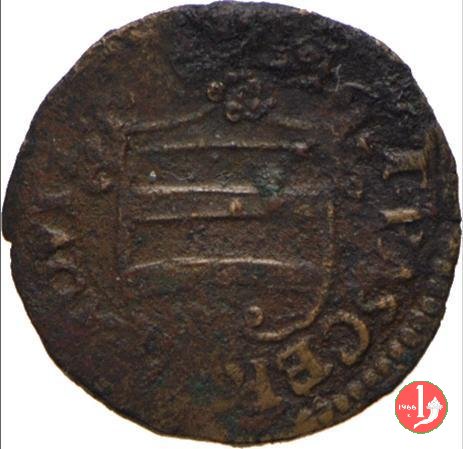Quattrino o bagattino con scritta e stemma  (Pomponesco)