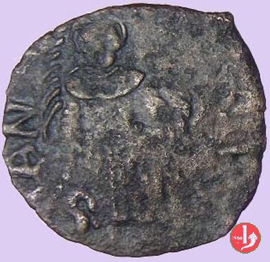 Sesino o quattrino con croce e San Gennaro  (Pomponesco)