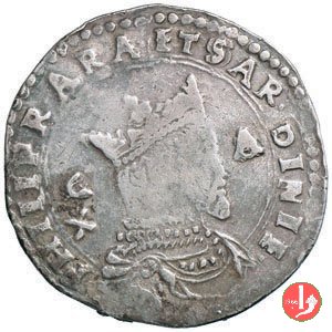 10 reali (1° tipo) 1556-1598 (Cagliari)