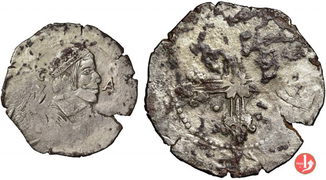 10 reali maltagliati (1° tipo) 1621-1665 (Cagliari)
