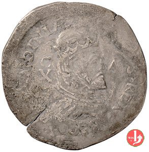 10 reali maltagliati (2° tipo) 1556-1598 (Cagliari)