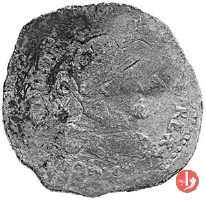 10 reali maltagliati (2° tipo) 1556-1598 (Cagliari)