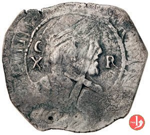 10 reali maltagliati (2° tipo) 1621-1665 (Cagliari)