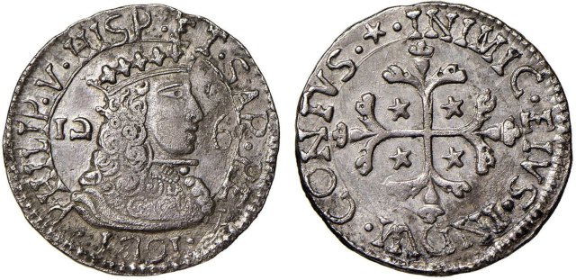 2,5 reali 1701 (Cagliari)