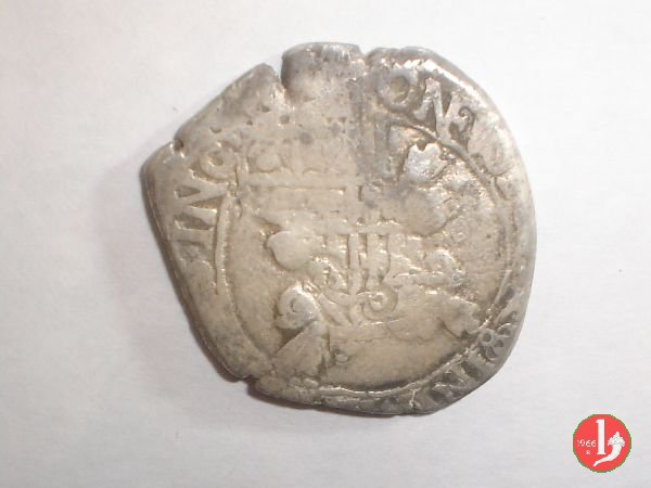 2,5 reali maltagliati 1621-1665 (Cagliari)