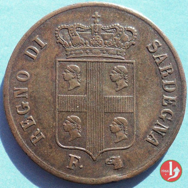 5 centesimi 1842 (Torino)