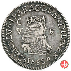 5 reali (2° tipo) 1685 (Cagliari)