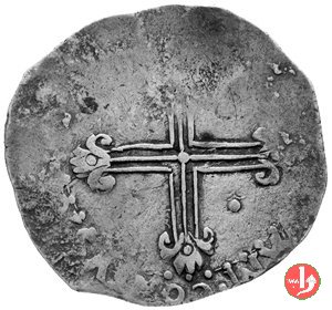 5 reali maltagliati (3° tipo) 1556-1598 (Cagliari)