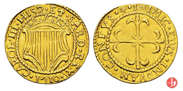 Scudo d'oro (Carlo III) 1710 (Cagliari)