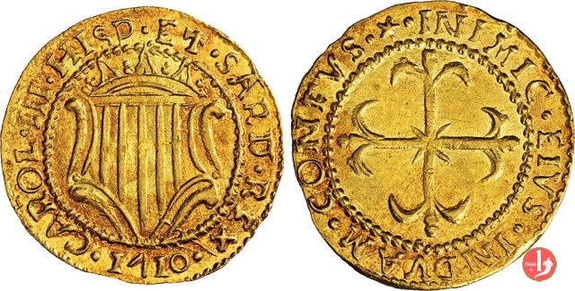 Scudo d'oro (Carlo III) 1710 (Cagliari)