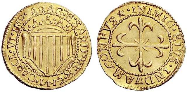 Scudo d'oro (Carlo VI imperatore) 1712 (Cagliari)