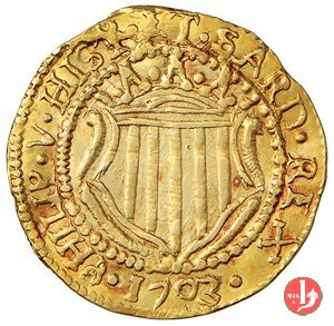 Scudo d'oro 1703 (Cagliari)