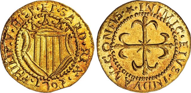 Scudo d'oro 1703 (Cagliari)