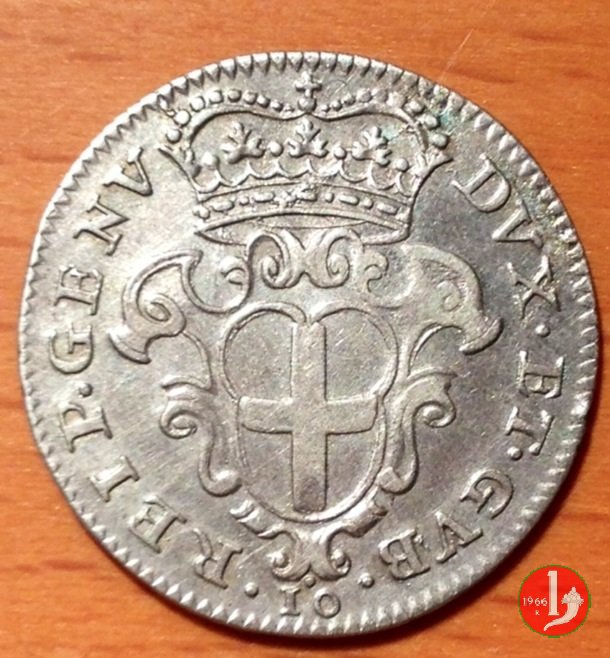 10 soldi I serie 1671 (Genova)