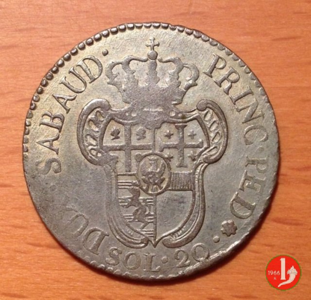 20 soldi 1796 (Torino)