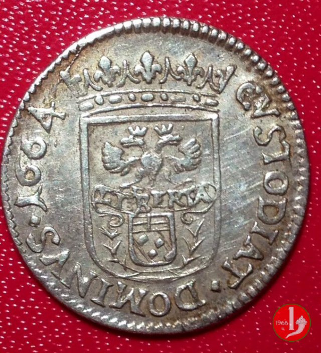 8 bolognini 1664 (Massa di Lunigiana)