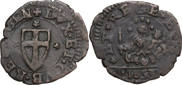 8 denari 1653 (Genova)