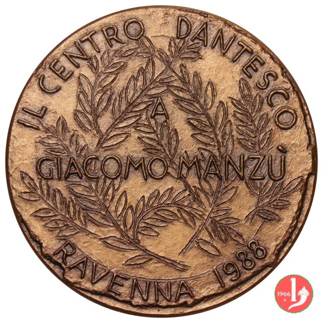 Centro Dantesco a Giacomo Manzú 1988 1988