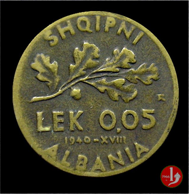 0,05 lek 1940 (Roma)