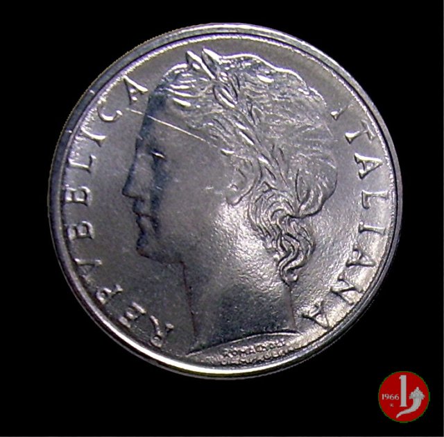 100 lire Minerva modulo ridotto 1991 (Roma)