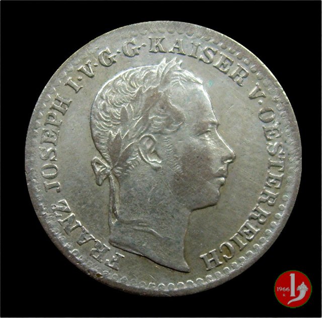 10 Kreuzer o 10 Carantani 1859 (Venezia)