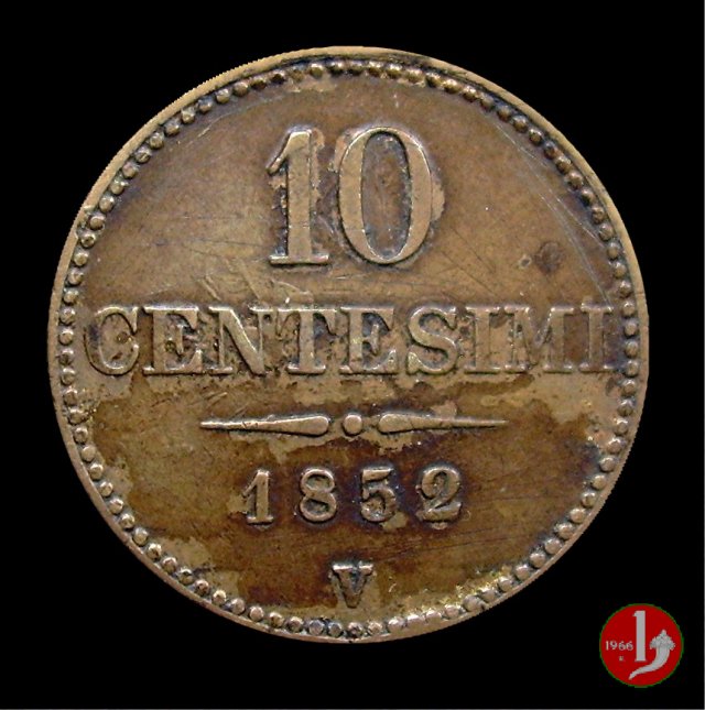 10 centesimi 1852 (Venezia)