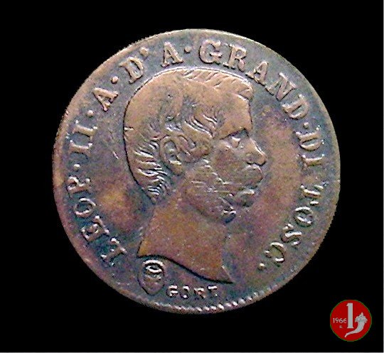 10 quattrini (secondo tipo) 1858 (Firenze)