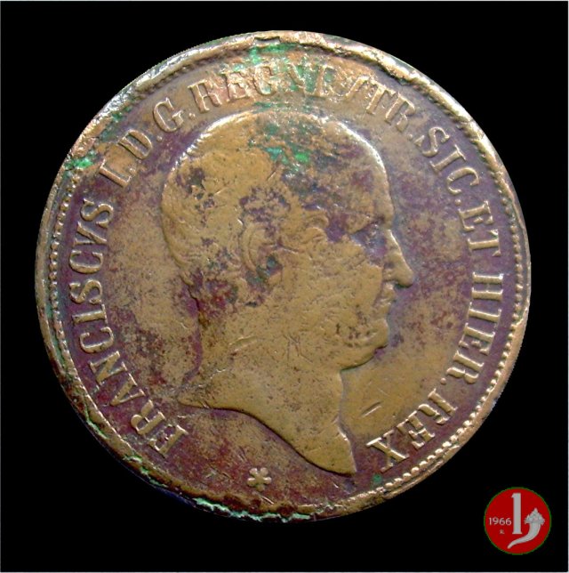 10 Tornesi 1825 (Napoli)