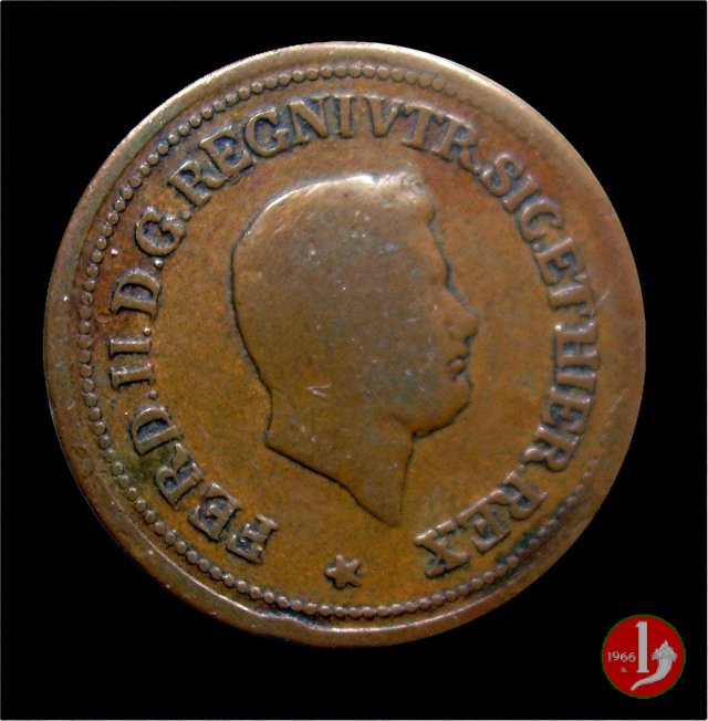 Tornese 1 e 1/2 1854 (Napoli)