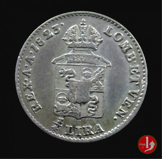 1/4 di lira 1823 (Milano)