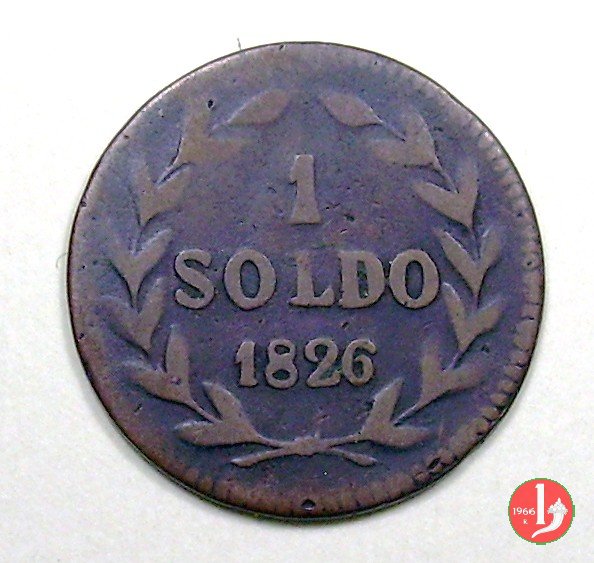 1 Soldo 1826 (Lucca)