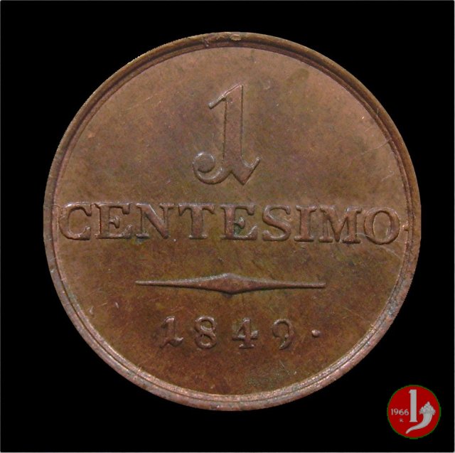 1 centesimo 1849 (Milano)