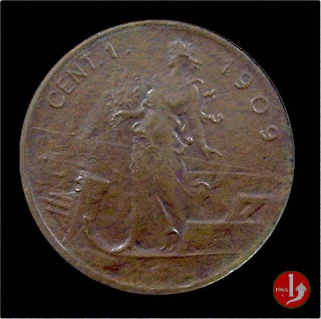 1 centesimo prora 1909 (Roma)