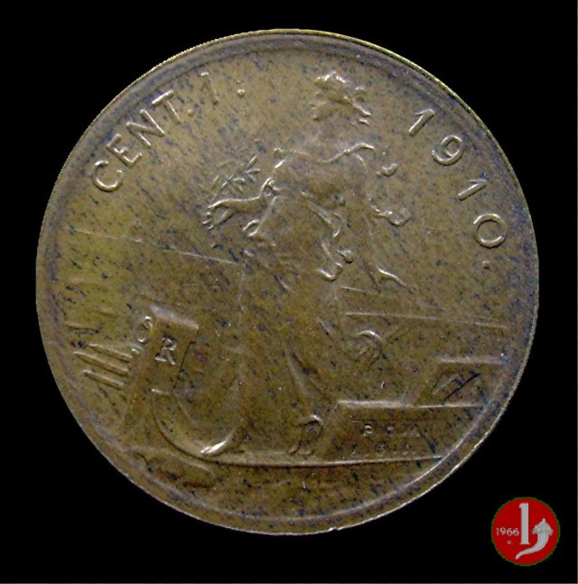 1 centesimo prora 1910 (Roma)