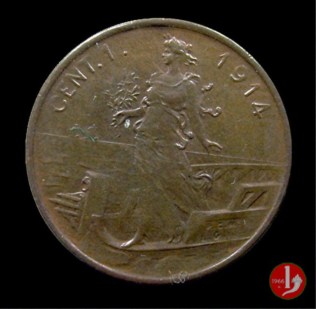 1 centesimo prora 1914 (Roma)