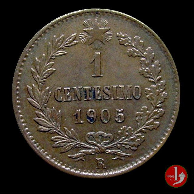 1 centesimo valore 1905 (Roma)