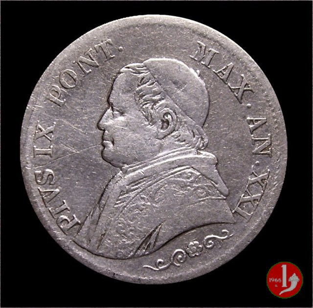 1 lira 1866 (Roma)