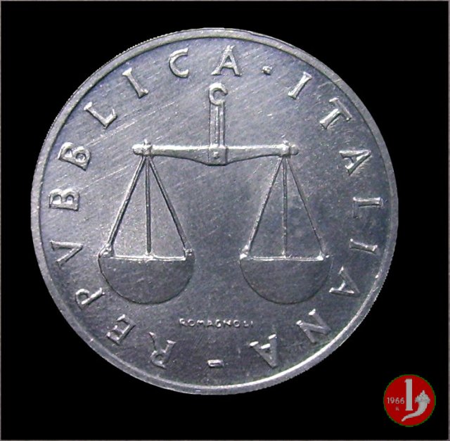 1 lira cornucopia 1953 (Roma)