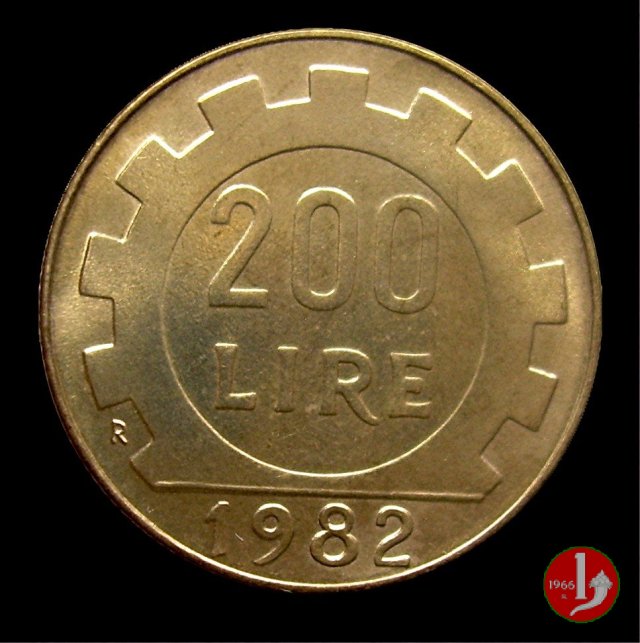 200 lire 1982 (Roma)