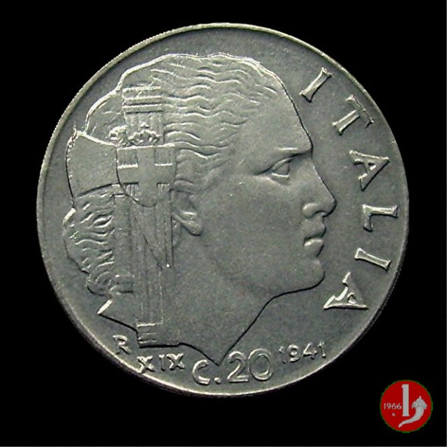 20 centesimi impero 1941 (Roma)