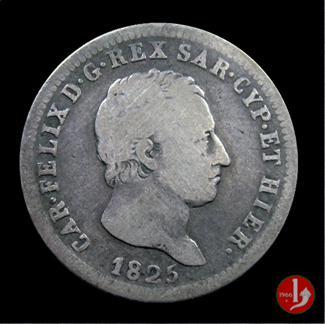 2 lire 1825 (Torino)