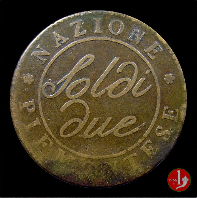 2 soldi 1800-1801 (Torino)