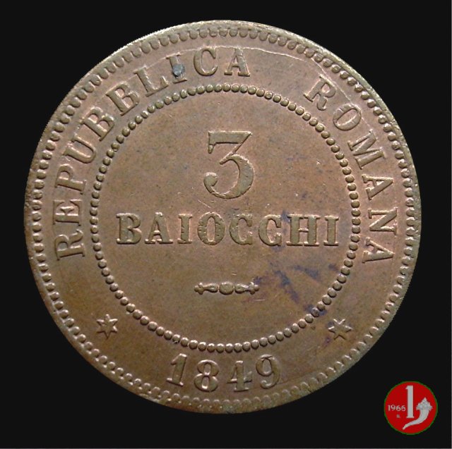 3 Baiocchi 1849 (Roma)