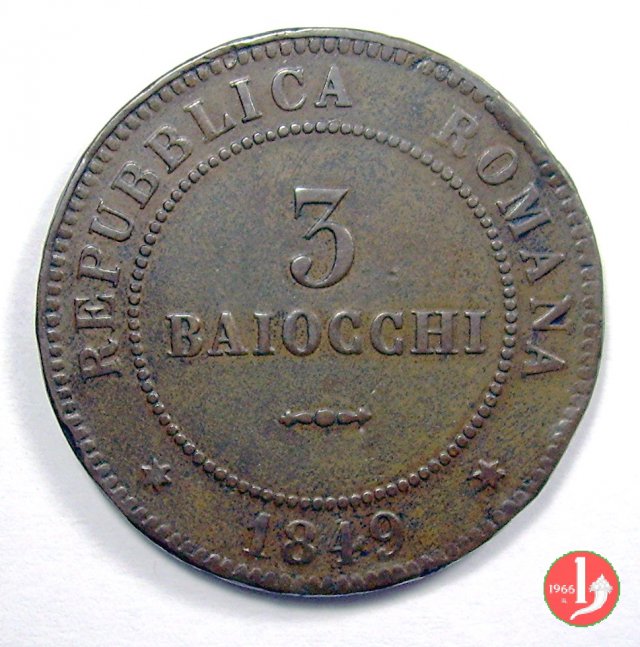 3 Baiocchi 1849 (Roma)