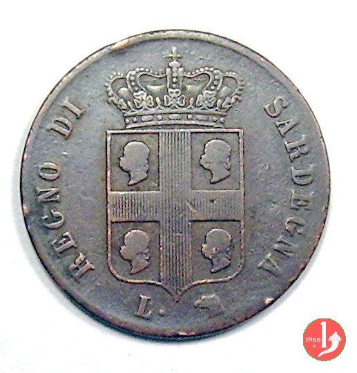 3 centesimi 1842 (Torino)