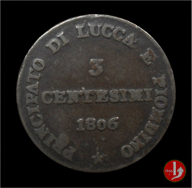 3 centesimi 1806 (Firenze)