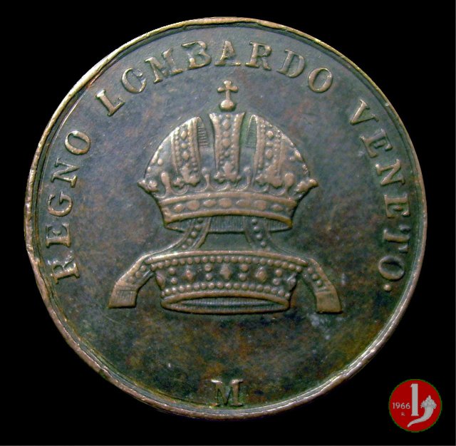 3 centesimi 1849 (Milano)