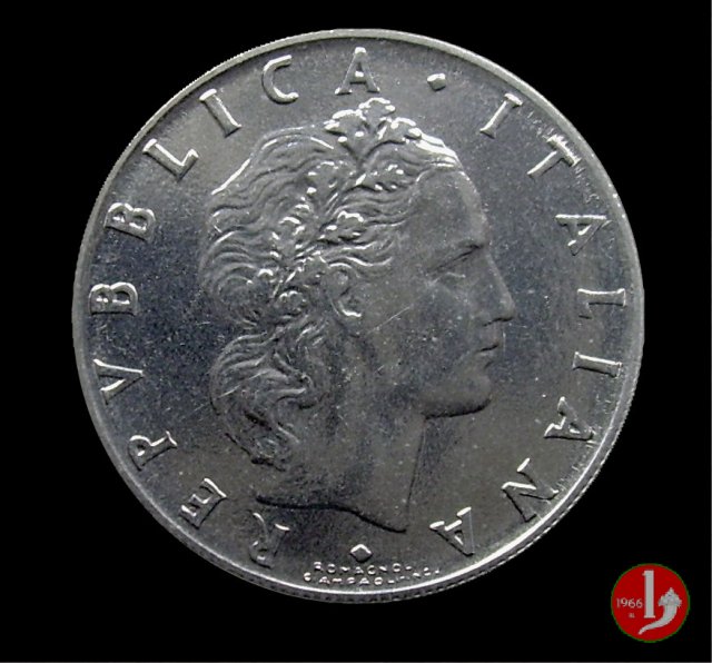 50 lire Vulcano 1966 (Roma)