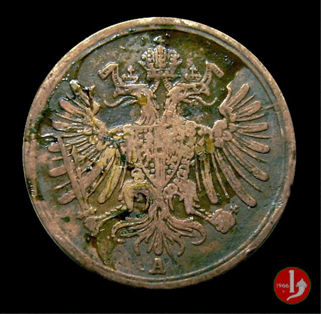 5/10 di soldo austriaco 1862 (Vienna)