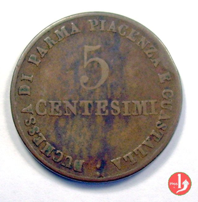 5 centesimi 1830 (Milano)